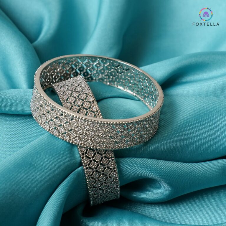 Diamond Dust AD Bangles