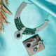 Emerald Empress AD Necklace Set