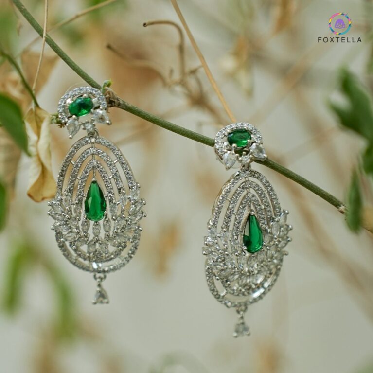 Emerald Glow Earrings