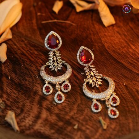 Royal Red Drops Earrings