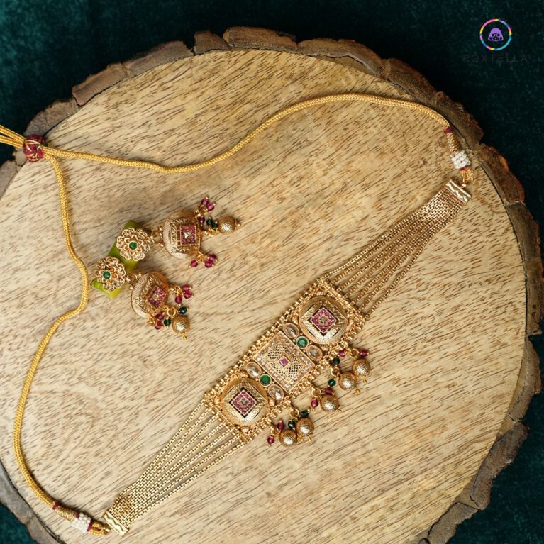 Zarqa Choker Necklace Set