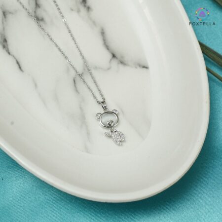 Silver Baby Bear Pendant