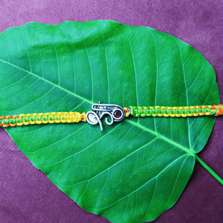 Shri S02 Rakhi-Silver Rakhi