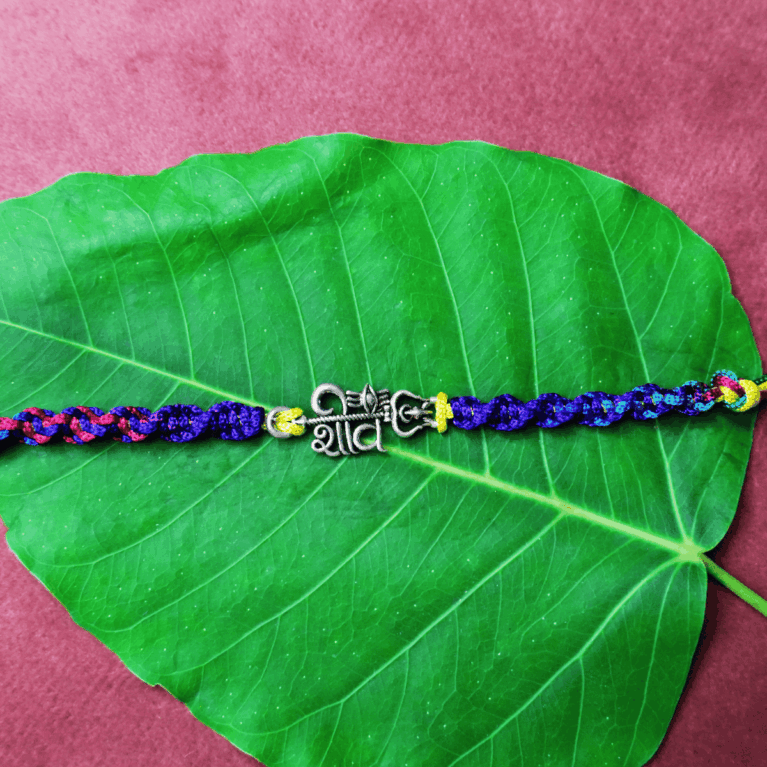 Shiva S02 Rakhi-Silver Rakhi
