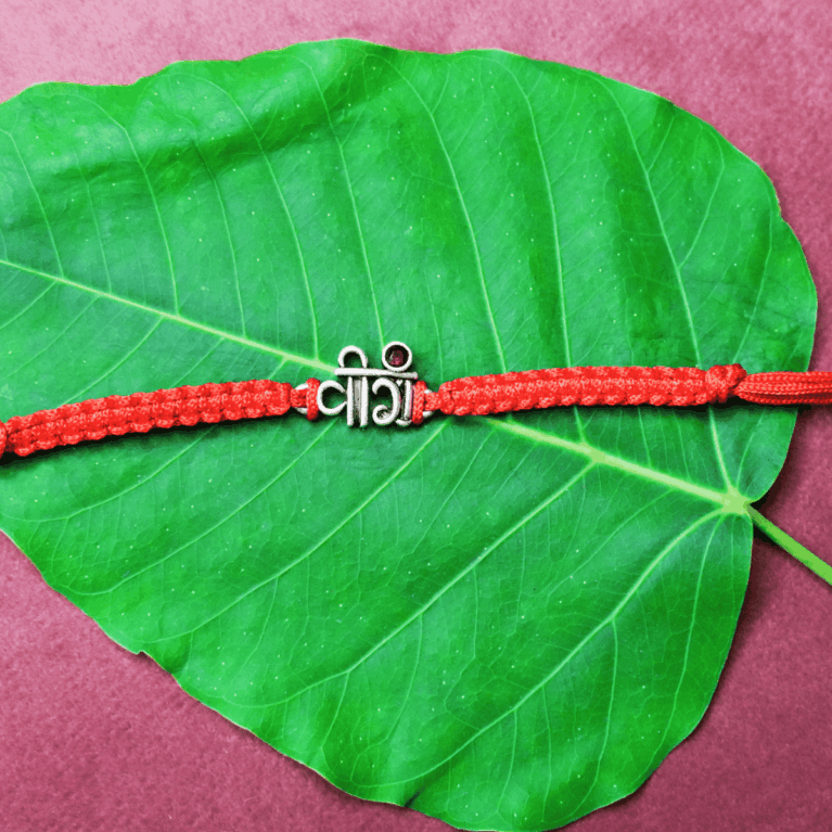 Veera V02 Rakhi-Silver Rakhi